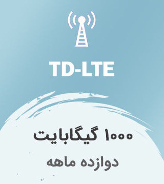 تصویر از اینترنت پر سرعت TD-LTE دوازده ماهه 1000 گیگا بایت