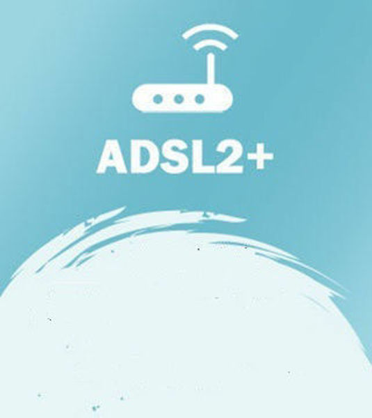 تصویر از اینترنت پرسرعت +ADSL2 ، شش ماهه با ترافیک ماهیانه 25 گیگابایت بین الملل