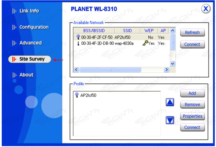 راهنمای وایرلسPLANET WL-8310